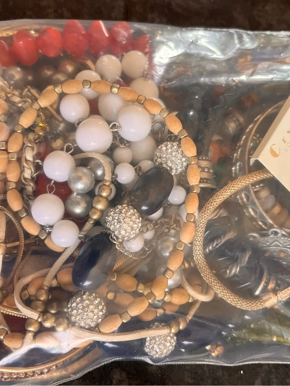 Craft & Wearable Lot - Assorted Bracelets & Necklaces